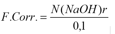 Factor de corrección
